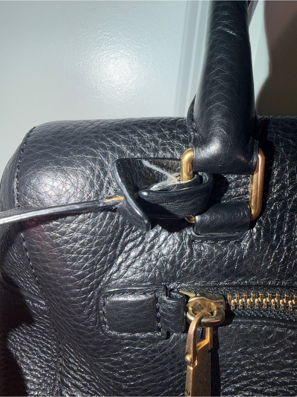 Marc Jacobs Black Leather Satchel Bag - Picture 5 of 7